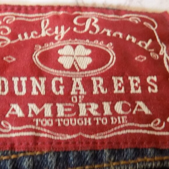 Lucky Brand Mid Rise Flare Jeans 14/32 - Picture 5 of 5